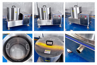 Groentesalade Special Kleine Centrifugale Dehydrator Na Het Frituren Ontvettingsapparaat Snack Voedselverwerkingsapparatuur