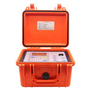 バッテリー電源220VACプローブパイプライン上のクランプRS232通信ハンドヘルド超音波フローメーター - Product Image 1