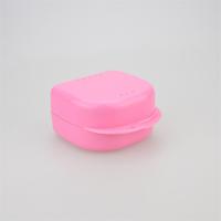 Boîte de rangement pour prothèses dentaires de grande taille personnalisée avec logo, en plastique, pour protège-dents, crochets, conteneur avec trous d'aération, boîte de protection pour fausses dents