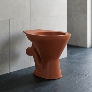 WC monobloc en céramique blanc de style européen, réservoir encastré, à poser au sol, écologique, pour villa - Product Image 2