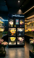 Máquina Expendedora de Flores Compacta, Máquina Expendedora de Flores Refrigerada con Control de Temperatura