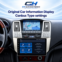Autoradio Android 9 pouces avec WIFI, GPS et CarPlay sans fil pour Lexus RX300 RX330 RX350 RX400H et Toyota Harrier 2003-2009
