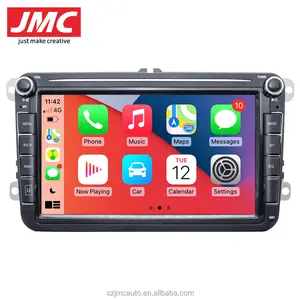 JMC Radio de Coche 2DIN 8 Pulgadas BT WIFI GPS FM RDS para Volkswagen Skoda Golf Passat Universal 1024*600 Android Carplay