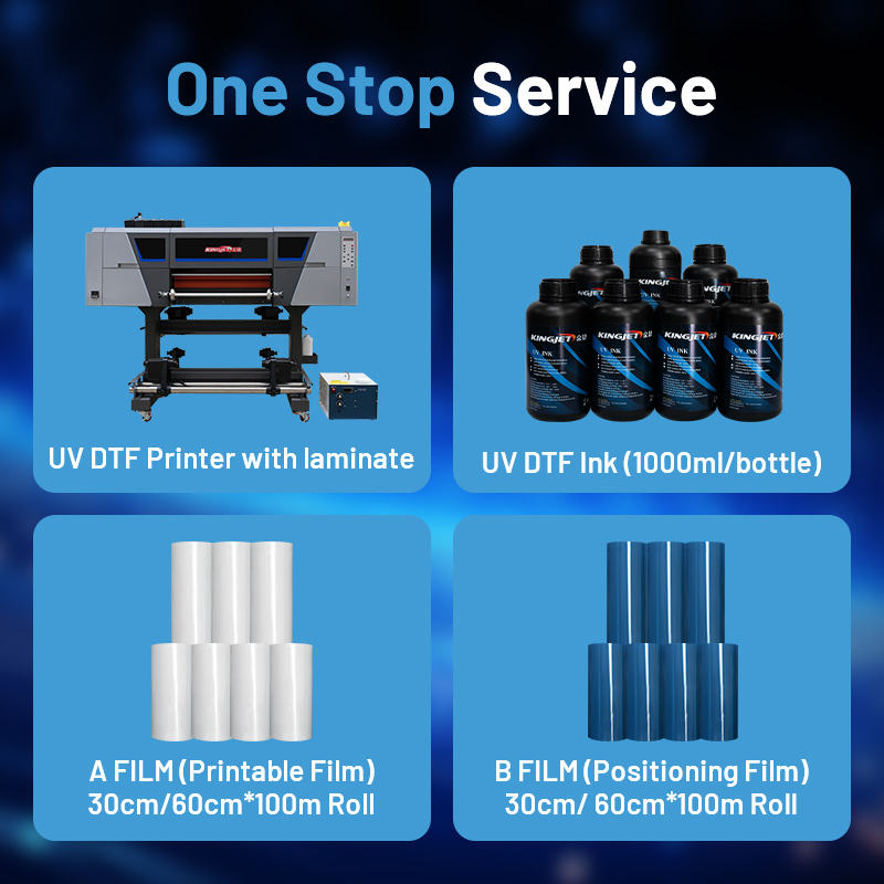 Kingjet Dtf Uv Printer Printing Machine Roll to Roll Stampante Uv Dtf ...