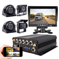 Usine OEM 4-CH GPS WIFI 1080P Véhicule Mobile Bus Taxi CCTV Système d'enregistrement vidéo 2.0MP Caméra Vue à distance pour la gestion de flotte