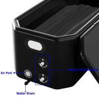 Icegalax Nouvelle Version Baignoire à Glace Inclinée DWF Gonflable pour Bain Froid, Côté Incliné pour Thérapie par l'Eau Froide en Extérieur