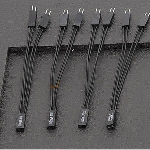 แผงด้านหน้าพีซีของ angitu รองรับสวิตซ์คู่คอมพิวเตอร์ Dupont Power + -, RESET, Power Sw, <span class=keywords><strong>HDD</strong></span> EXTENSION Splitter CABLE - Product Image 2