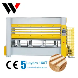 Cheaper Price Melamine Veneer Wood Door MDF Hydraulic Hot Press Machine For Plywood