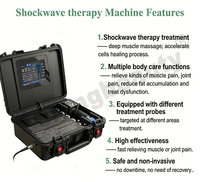 Direkt vom Hersteller: 8-Zoll-Bildschirm Stoßwellentherapiegerät zur Sehnenreparatur und Stoßwellenmassage für die Regeneration von Sportlern