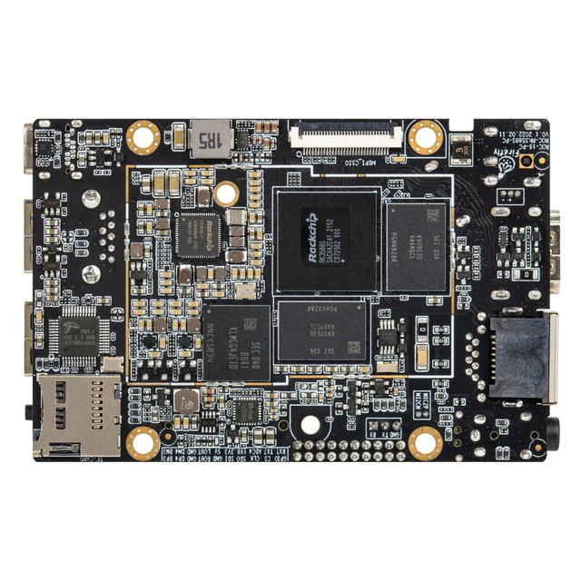 ROC-RK3588S-PC Development Board Rockchip RK3588 AI Mainboard with NPU 6Tops Supports Android Debian11 AIoT