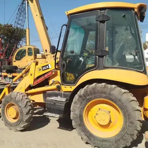 2019 modèle 95% nouvelle chargeuse-pelleteuse JCB 3CX à vendre prix de chargeuse rétro bas à Shanghai chine JCB 4CX/420F