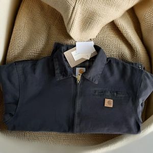 سترة عمل رجالية أمريكية جديدة لعام 2025 من كارهارت J97 ديترويت، معطف شتوي ثقيل الوزن مغسول 100% قطن - Product Image 6