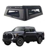 2021 2022 2024 Dodge Ram 1500 2500 3500 Big Horn 6'4 Smart Truck Bed Cap Metal Topper Camper Shell Aluminum Canopy Toyota Tacoma