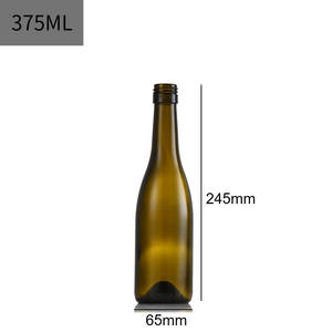 187ml 375ml 750ml 1500ml verde marrone chiaro smerigliato personalizzato all'<span class=keywords><strong>ingrosso</strong></span> vuoto bottiglia di vino in vetro bordeaux per borgogna - Product Image 4