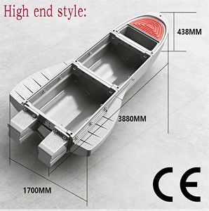 Bote Plegable de Alta Seguridad, Estructura Estable, Anti-Vuelco, Duradero, Portátil, para Pesca en Ríos, Lagos y Mares - Product Image 6