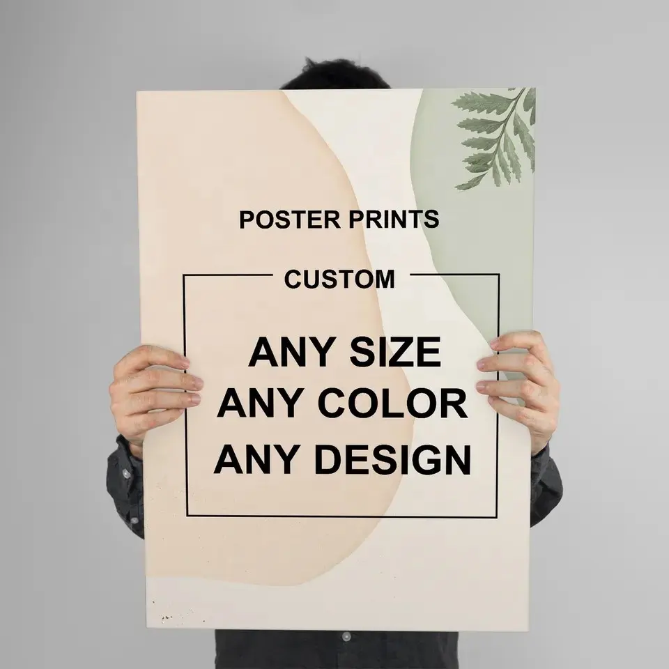 Digital printing poster A0 A1 A3 A4 size wall posters printing service art printing poster for living room decor