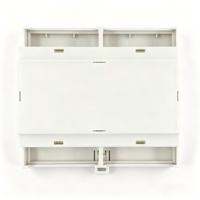 Boîtier de protection pour bornier de câblage sur rail DIN, en plastique ABS, boîtier personnalisé pour PLC, boîtiers d'instruments électroniques 106*90*57mm