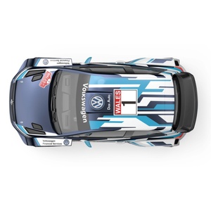 <strong>MJX</strong> Hyper GO 7304 1/7 Scale Polo R WRC 4WD RC Rally Car 4S Brushless Motor 60km/H Official Licensed for Drifting Fans and Adults - Product Image 4