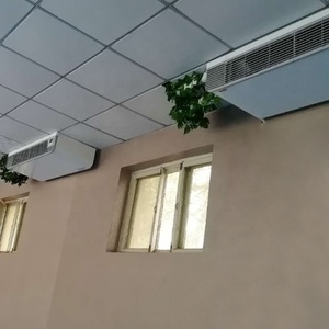 small floor standing exposed ultra thin/slim water radiator fan coil units for hotels - Product Image 2