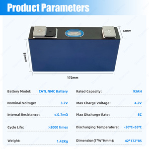 ปุ่มปรับแต่งได้เกรด A catl 3.7V 93Ah 93 LEV50อะไหล่แบตเตอรี่ lithio imiev อัพเกรด88S1P ระยะ30kWh 300km - Product Image 4