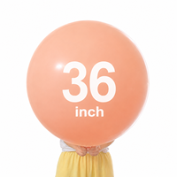 Ballons en latex couleur macaron de 36 pouces en gros, tendance et en promotion, pour accessoires de photomaton de fête d'anniversaire