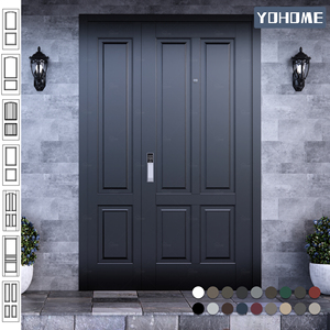 Puerta de Entrada Exterior de Aluminio Fundido con Aislamiento XPS al 100%, Diseño Personalizado Estándar del Reino Unido, Estructura de Puente Roto, para Residencias - Product Image 2