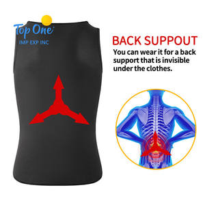 Top One Women's Sports Tank Top Entertainment Body Tummy Waist Shaper Vest Wholesale Fat Burn <b>Sauna</b> Sweat Shapewear Slimming - Product Image 6