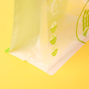 Sac en plastique PE à fermeture éclair avec fenêtre scellée à huit côtés et bord roulé pour l'emballage de produits de boulangerie, de pain grillé et les expositions - Vente en gros 2025 - Product Image 2