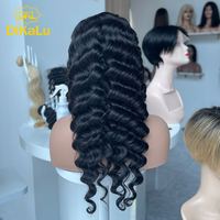 Lots de Cheveux Vierge Indiens Ondulés 10-30 Pouces, Bruts Non Traités, Cuticules Alignées, Double Trame, Pré-Pluckés, Sans Colle, Qualité Douce DKL