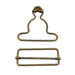 Boucle Clip Gourd Métallique Revêtue, Sangle d'épaule en Jean sans Bretelles, Crochet à Bouton Réglable, Accessoires Vestimentaires - Product Image 5