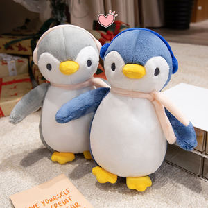 Écharpe pour écouteurs de 25cm, style dessin animé, pingouin à câliner, cadeau pour enfants, cadeaux promotionnels d'entreprise, jouets en <span class=keywords><strong>peluche</strong></span> pour ajouter un logo - Product Image 3