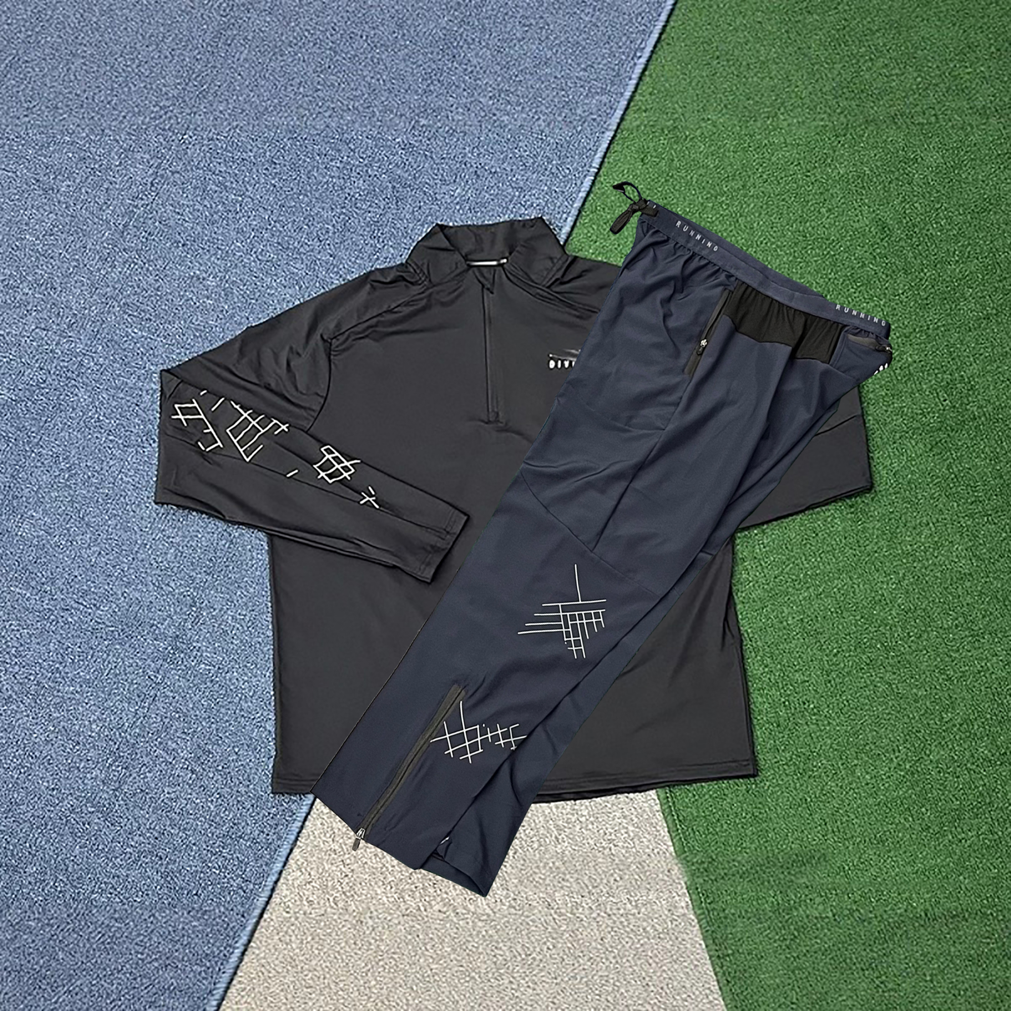 DQ6526+7505 Negro+Azul