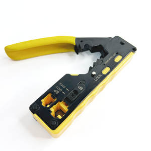 AWG 22-10 Tube Terminal Crimper DIY Hex Crimp Tool Cable Terminal Plier <b>Hand</b> Tools for Cat7 EZ Steel Copper OEM Metric Cutting - Product Image 6