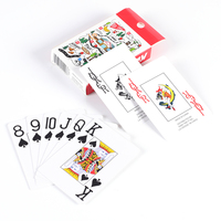 Jeu de cartes personnalisé avec logo sur mesure, en gros, pour jeux de société en intérieur