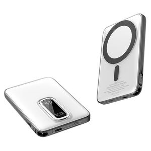 เวสดาร์ 15W <span class=keywords><strong>แบ</strong></span><span class=keywords><strong>ต</strong></span>สำรองแม่เหล็กไร้สาย 5000mAh เครื่องชาร์จพกพาพร้อมสาย USB C และขาตั้ง <span class=keywords><strong>ชาร์จ</strong></span>เร็ว 22.5W สำหรับสมาร์ทโฟน - Product Image 1