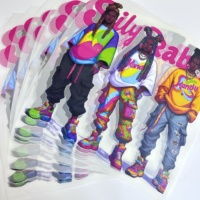 Vêtements t-shirts personnalisés avec conception de logo personnalisable Méthode d'impression par transfert thermique DTF par sérigraphie