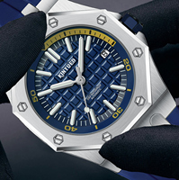 Montres mécaniques pour hommes KINYUED J092, vente en gros d'usine, haute qualité, silicone et alliage, étanches, prix abordable, SHANGHAI