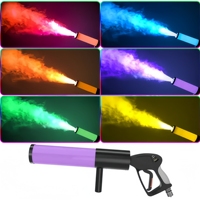 Pistolet CO2 LED RGB pour effets spéciaux, machine à jet, DJ, bar, boîte de nuit, fumée, brouillard, confettis, colonne de gaz