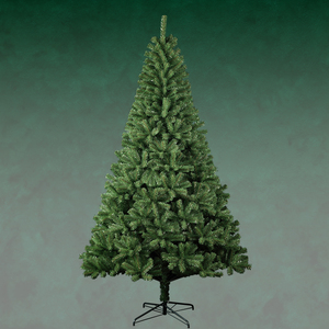 Encrypted PVC Flame Retardant Eco-Friendly Full Size Pointed Tip Floor-Standing Christmas <b>Tree</b> for Hotel Mall - Product Image 1