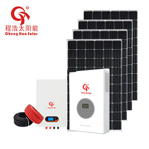 Sistema de Energía Solar Fuera de la Red Cheng Hao de 5Kw 10Kw 20Kw para Uso Doméstico, Silicio Monocristalino, Controlador MPPT, Montaje en Suelo - Product Image 5