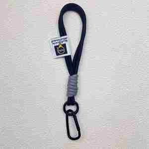Outdoor Backpack Rope Keychain Nylon Braided Lanyard with Carabiner Key <b>Holder</b> for Couple Hand Rope Pendant Charm - Product Image 6