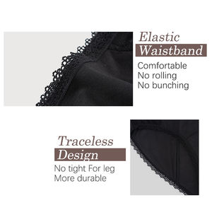 Haute absorption 4 couches période culotte bambou imperméable bambou <span class=keywords><strong>menstruel</strong></span> culotte bambou sous-vêtements femmes période menstruelle pour les femmes - Product Image 2