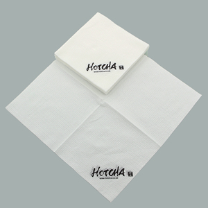 Servilletas desechables con impresión de logotipo personalizado, servilletas de papel blanco para restaurante - Product Image 3