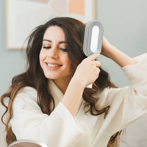 Cepillo Eléctrico Desenredante para el Cabello, Autolimpieza con un Clic, Peine de Nylon Portátil para Alisar el Cabello, para Cuidado Capilar en Casa - Product Image 2