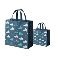 Sac fourre-tout de luxe personnalisé en non-tissé laminé, imperméable et réutilisable pour emballage cadeau