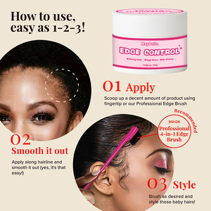 24 giờ không có bong cạnh kiểm soát cực giữ không nhờn không trắng tùy chỉnh kiểm soát cạnh với logo - Product Image 4