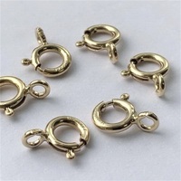 Fermoirs à Ressort Non Ternissants en Or Rempli 14K GF pour Chaîne, Bracelet, Collier, Bijoux et Accessoires de Fabrication