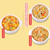 Promosi harga rendah mie instan ramen dalam cup.