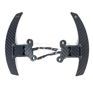 Para Lexus NX GX GS <span class=keywords><strong>ES</strong></span> IS RX RC RCF ISF 250 300 350 F volante deportivo paletas de cambio de fibra de carbono accesorios magnéticos para coche - Product Image 2