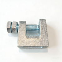 Colliers de poutre en fonte ductile pour structures en acier H, collier de poutre en acier à ressort, Abrazadera De Viga